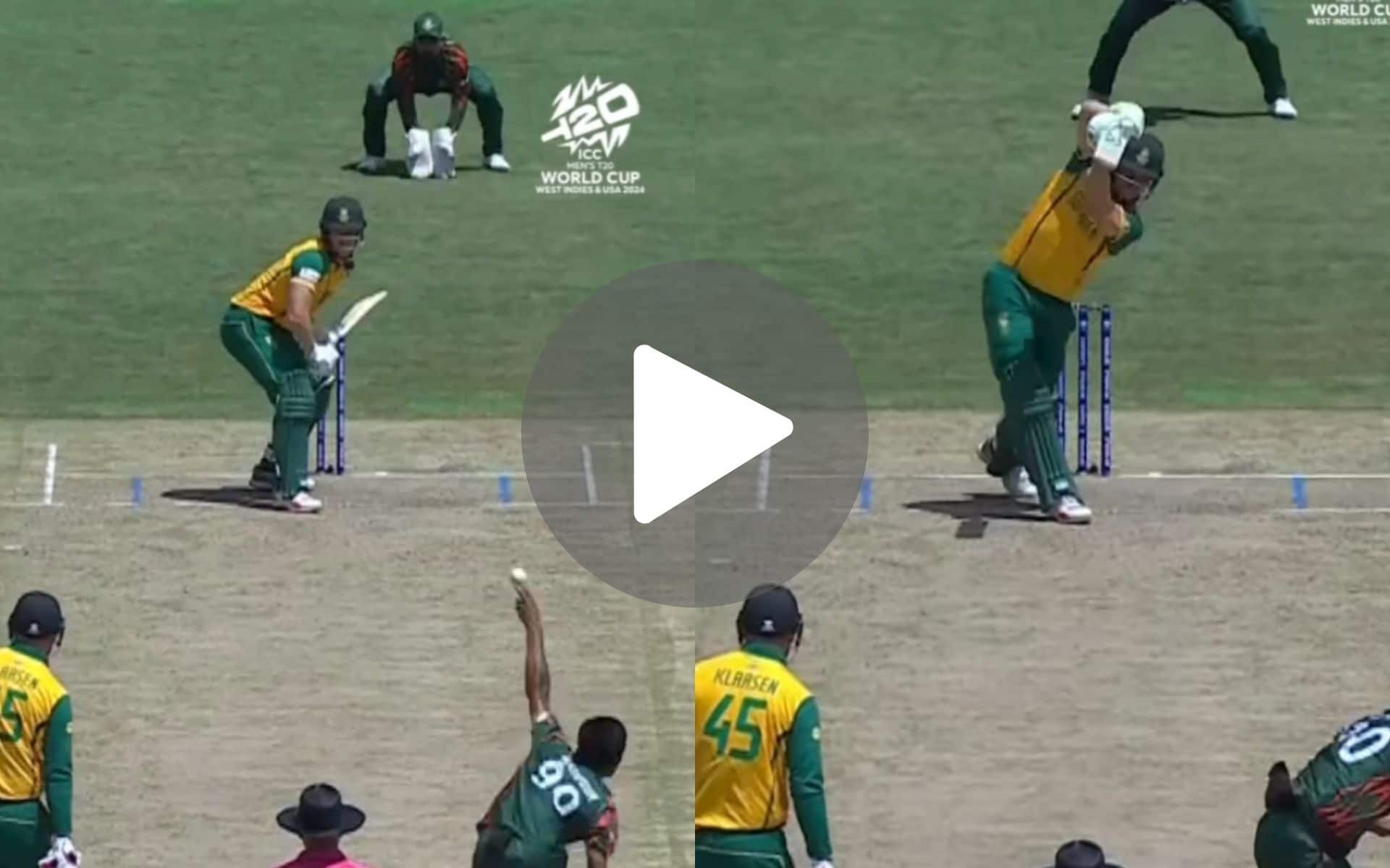 [Watch] Mustafizur 'Butchered' As Miller Challenges Kohli's Iconic MCG Six With A No-Look Hit